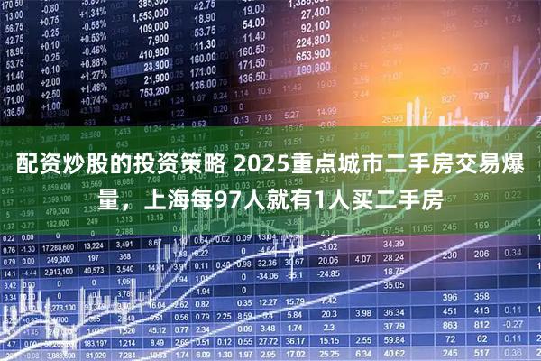 配资炒股的投资策略 2025重点城市二手房交易爆量，上海每97人就有1人买二手房